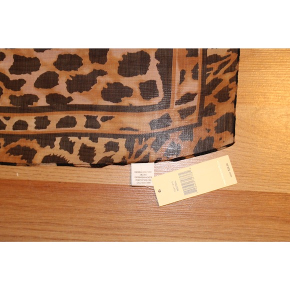 Collection XIIX Leopard Print 42" Square Scarf #SF012 - Picture 4 of 4